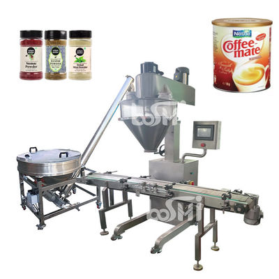 500g Powder Automatic Bottle Filling Machine With Smart PLC Control