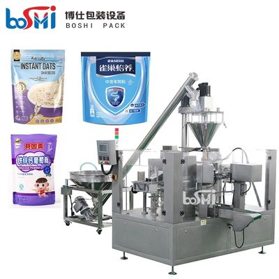 Flour Ziplock Bag Doypack Pouch Packing Machine With Modular Heating