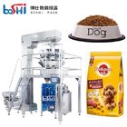 Auto Vertical Packing Machine , Pet Food Packaging Machine For Granules Flakes