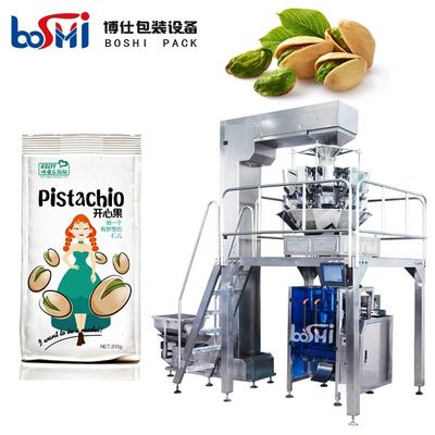 500g Pistachio Packing Machine , PLC Control Automatic Packaging Equipment