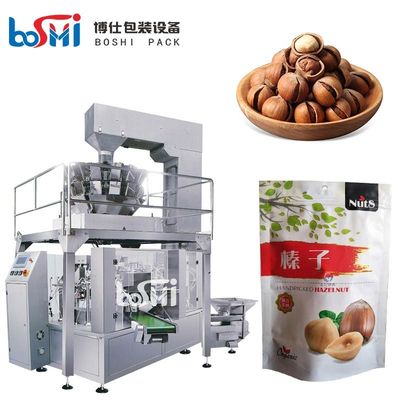 Pre Made Ziplock Quad Seal Bag Food Snack Candy Packing Machine Full Automatic