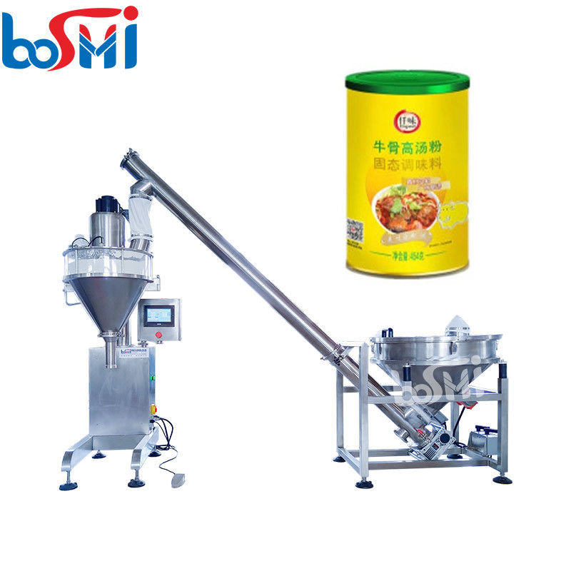 Manual Auger Powder Filling Machine 100g 150g 3kg For Flour Milk Powder