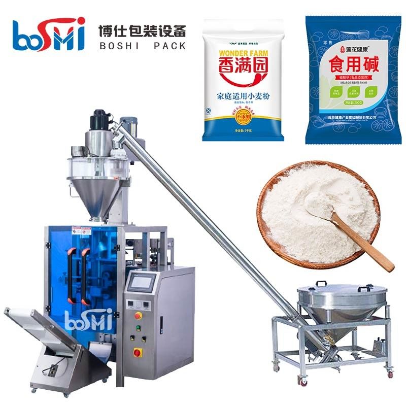 Multifunction Vffs Packaging Equipment , Vertical Automatic Flour Packing Machine