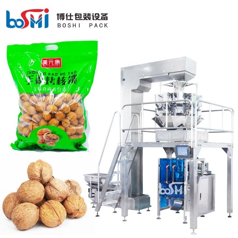 Vertical Almond Cashew Nut Packing Machine With PLC Control