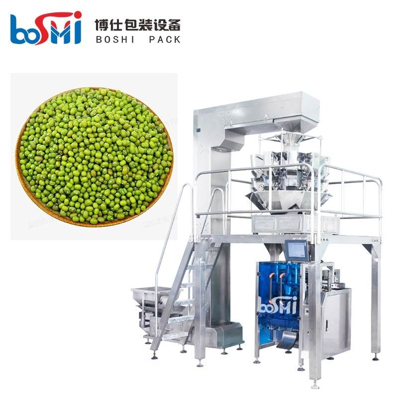 Full Automatic Granule Packing Machine For Grain Bean Dry Food Dry Fruit