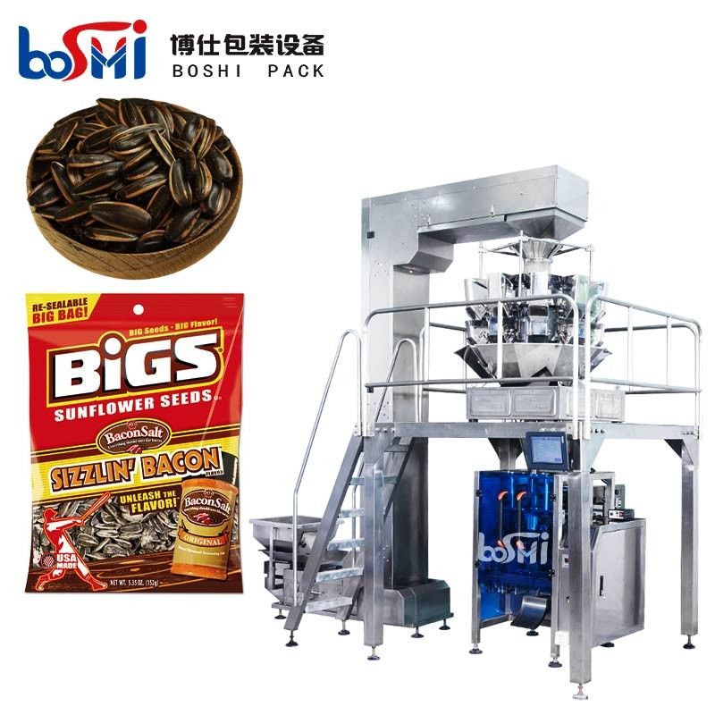 Multihead Weigher VFFS Vertical Packing Machine For Puffed Food