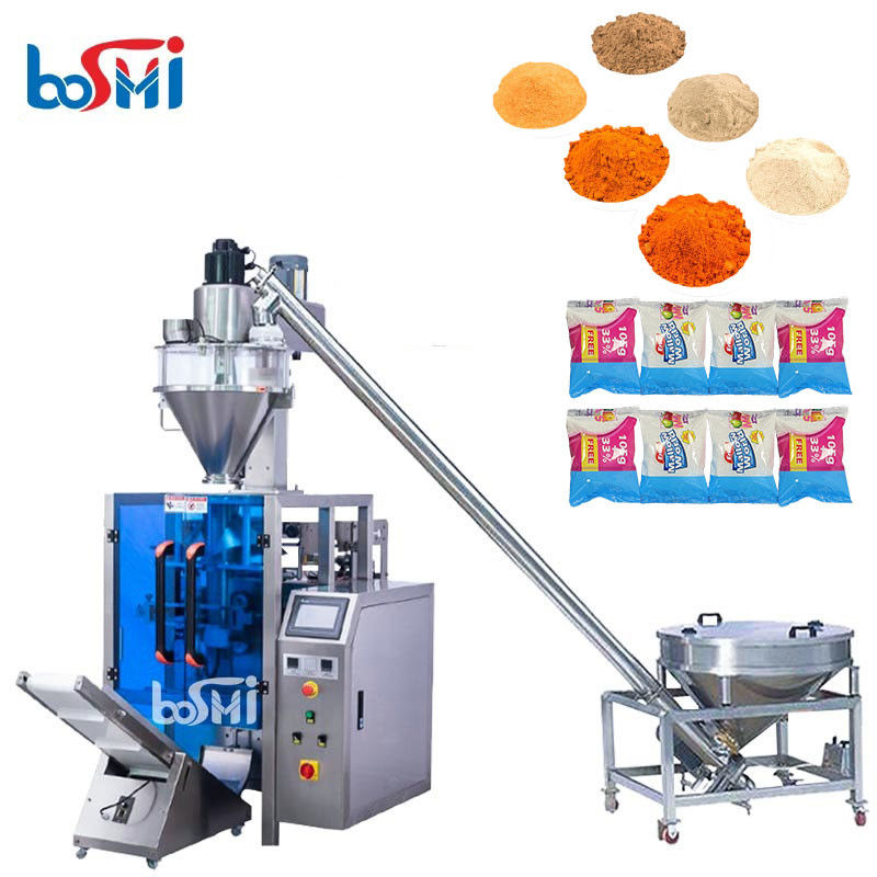 Soap Chilli Powder Packing Machine With Filling Wrapping Labeling
