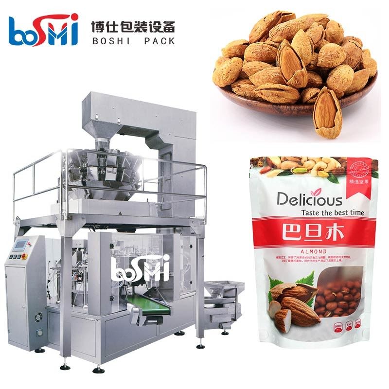 Automatic Premade Bag Pet Food Fish Feed Animal Food Packing Machine With Zipper