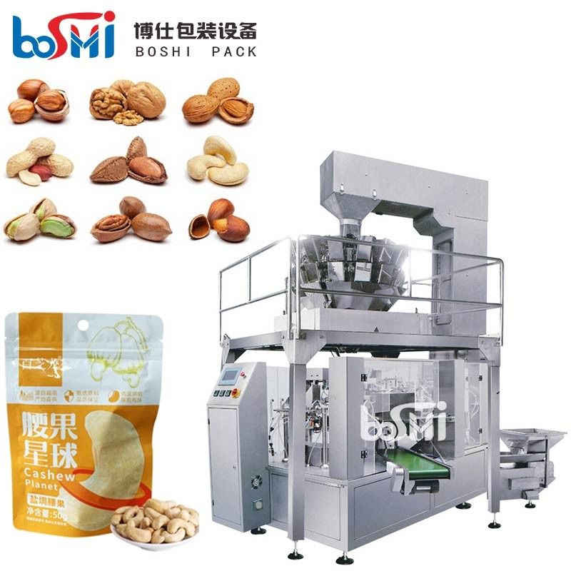 Automatic Doypack Pet Food Fish Food Feed Granule Stand Up Packing Machine